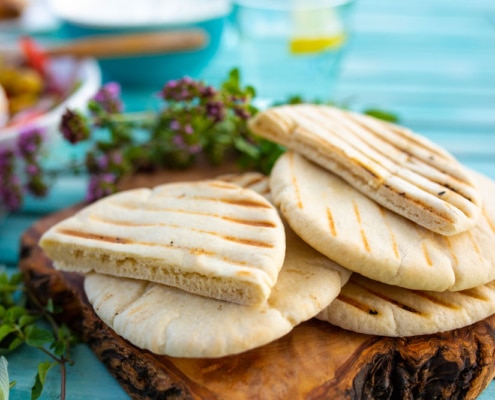 Pan de pita para kebab