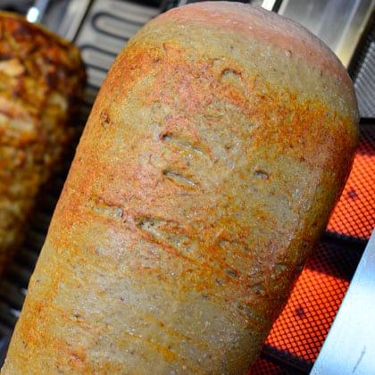 Pincho de kebab de carne de ternera