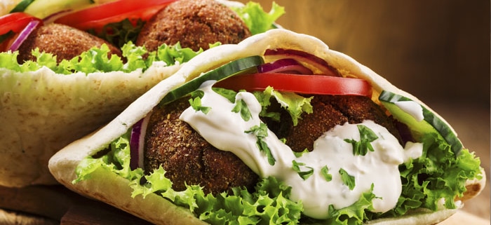 kebab de falafel