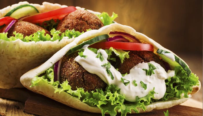 kebab de falafel